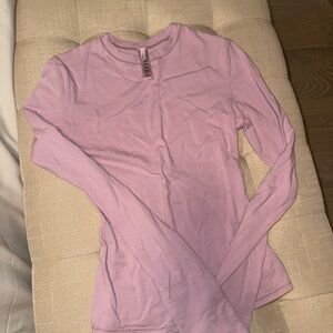SKIMS Light Purple Long Sleeve Top